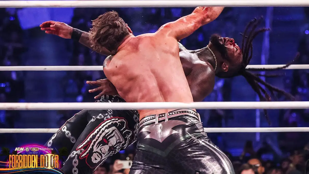 Will Ospreay in action