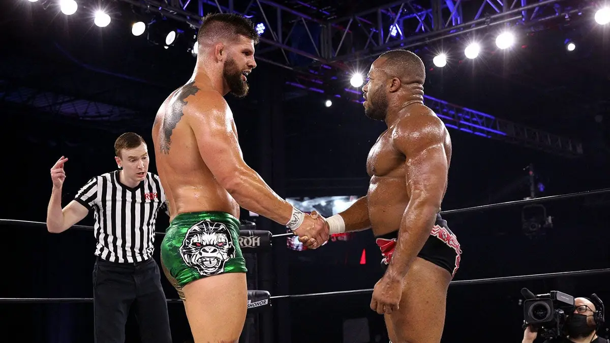Jonathan Gresham in the ring