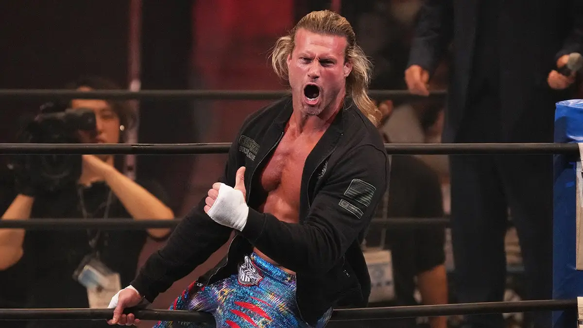 Nic Nemeth entering the ring during a wrestling event in Sapporo, Japan
